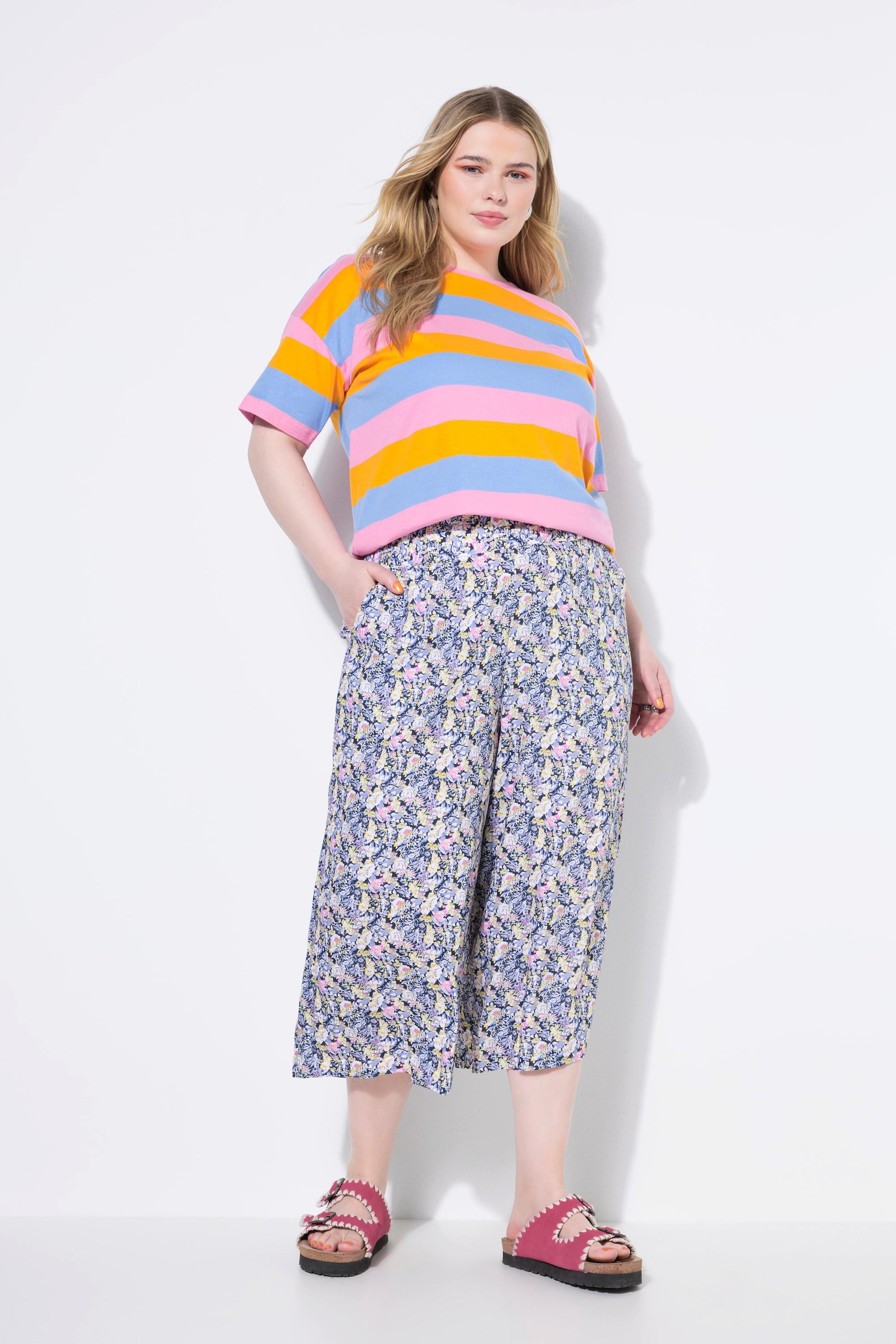 Studio Untold Jupe-culotte jambe large imprimé all-over taille élastique  