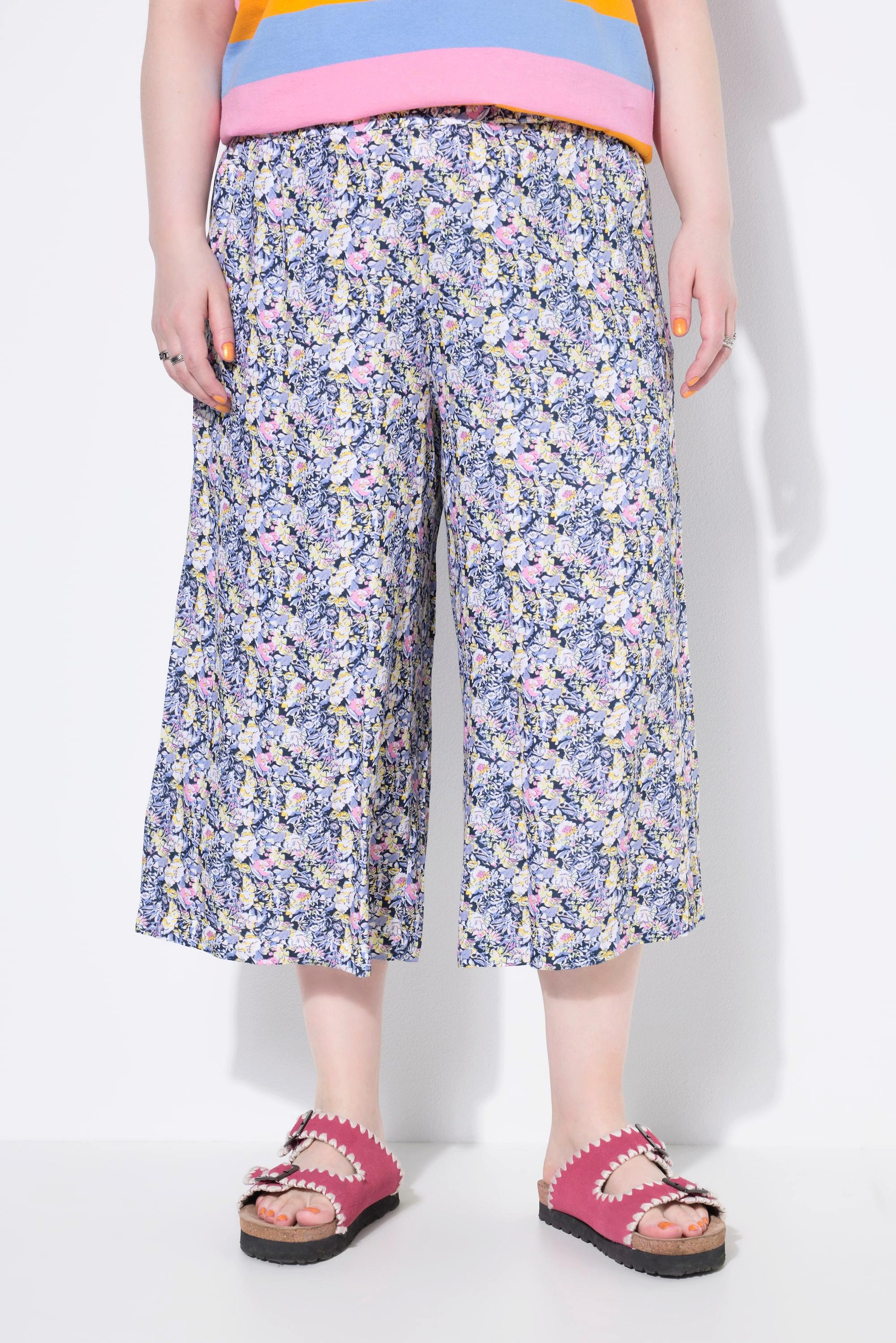 Studio Untold Jupe-culotte jambe large imprimé all-over taille élastique  