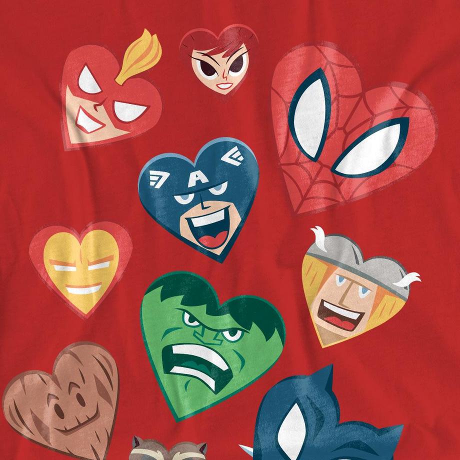 MARVEL Valentinstag T-Shirt  
