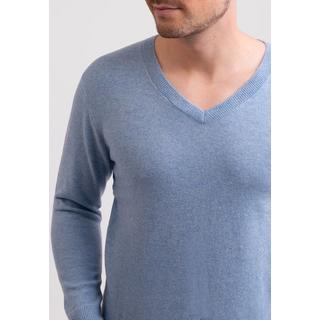 CASH-MERE.CH Recycelter Kaschmir V-Ausschnitt Pullover  