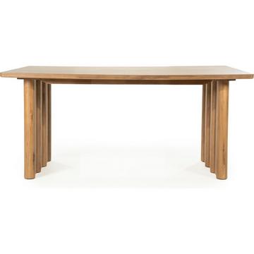 Table de salle à manger Jake chêne brun 180x100