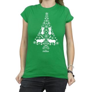 Disney Frozen T-Shirt Arbre de Noël  