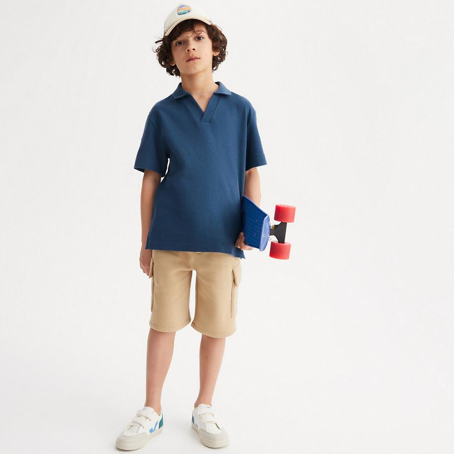 Sweatshorts mit Cargotaschen