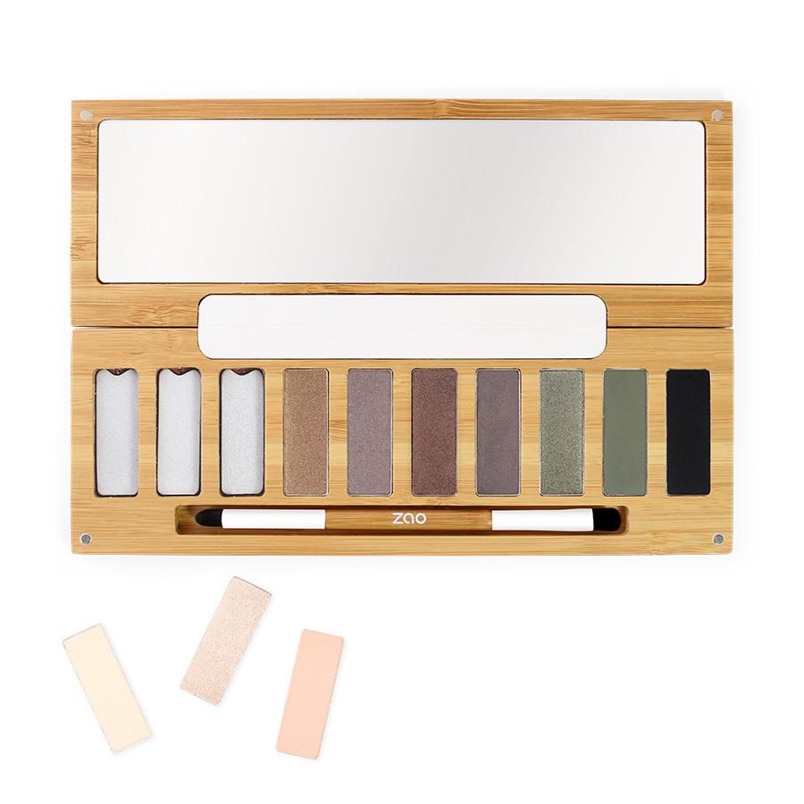 ZAO MAKEUP  Clin d'Œil Palette - 10 Lidschatten - Bio und Nachfüllbar 