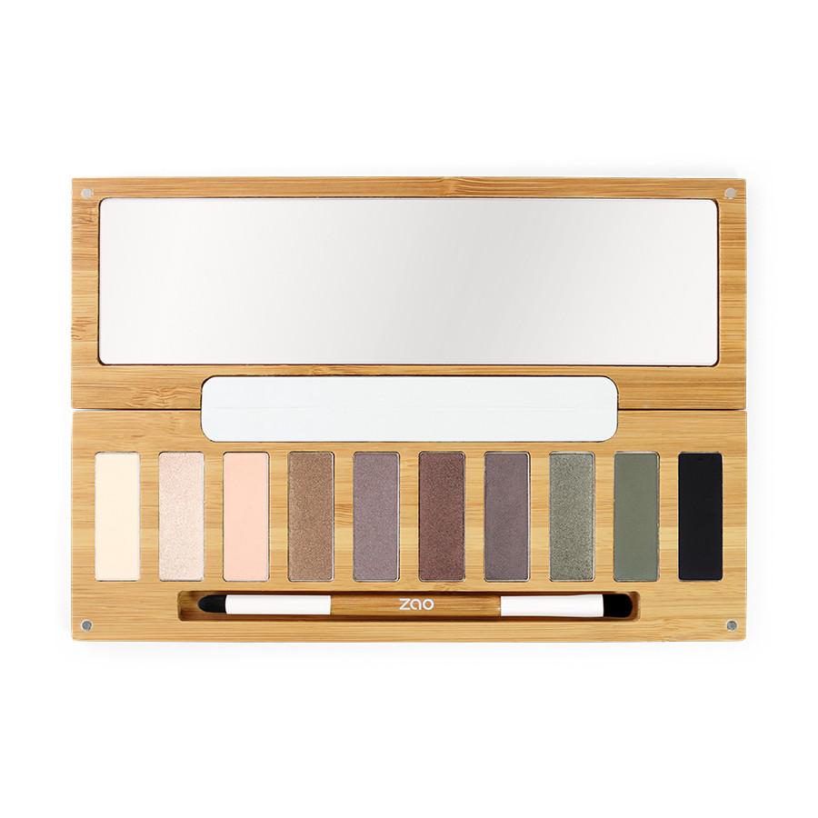 ZAO MAKEUP  Clin d'Œil Palette - 10 Lidschatten - Bio und Nachfüllbar 