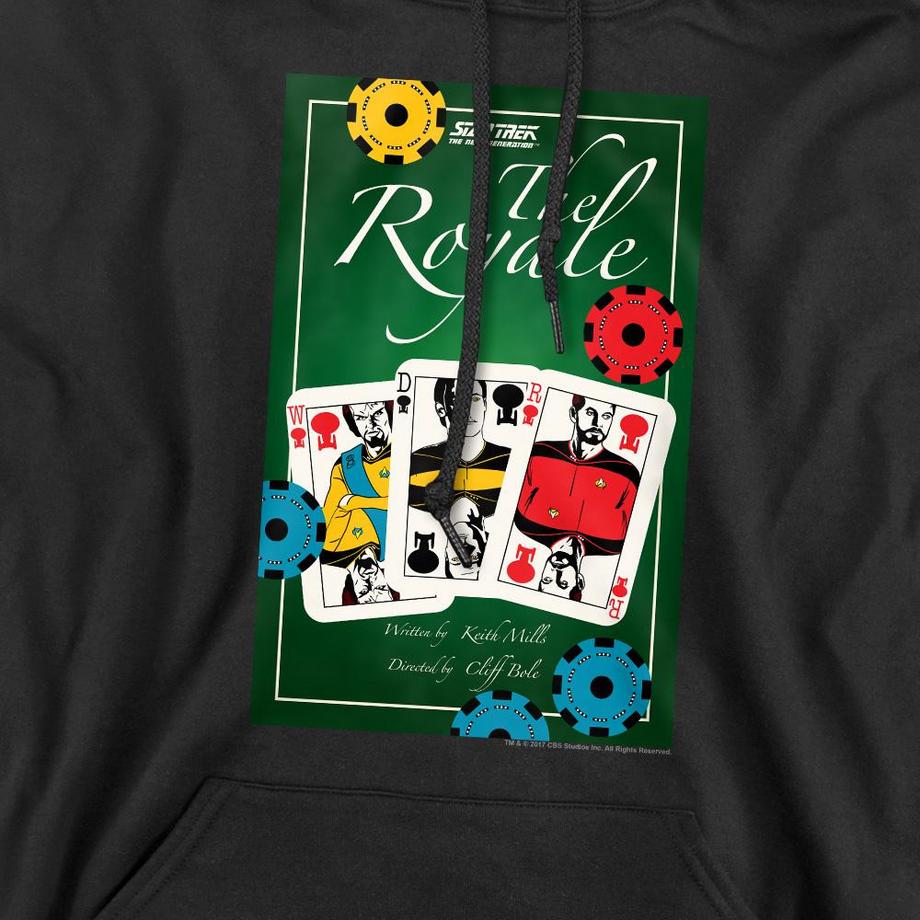 Star Trek The Next Generation Season 2 Episode 12 Felpa con cappuccio  