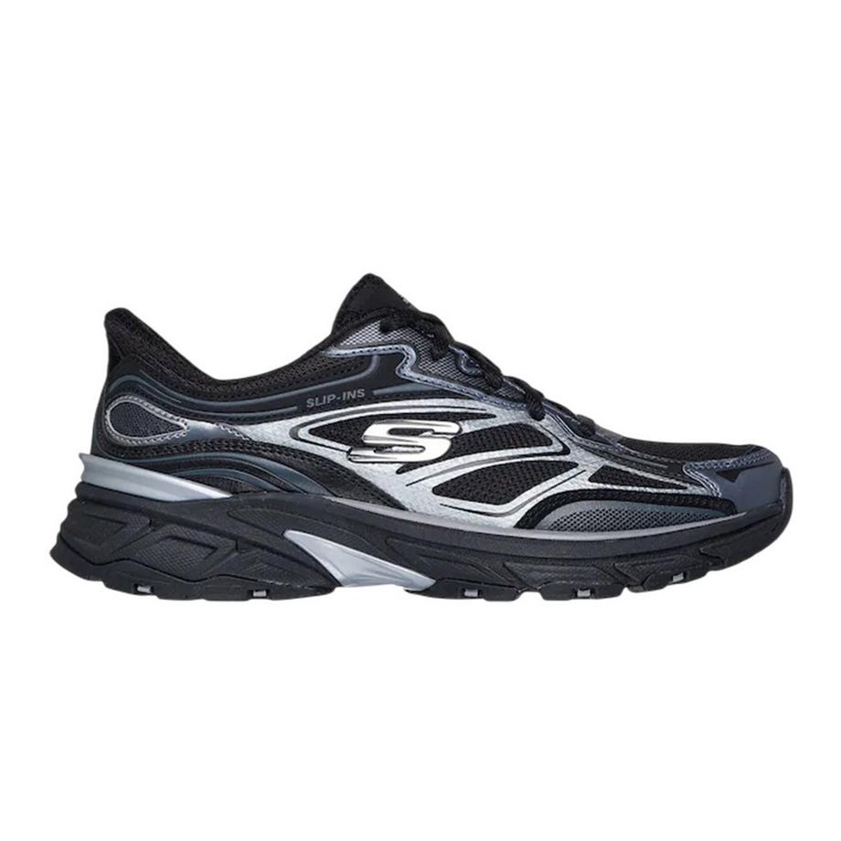 SKECHERS Baskets en Maille avec Insert Métallique  