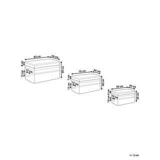 Beliani Korb aus Rattan Boho GERASA  