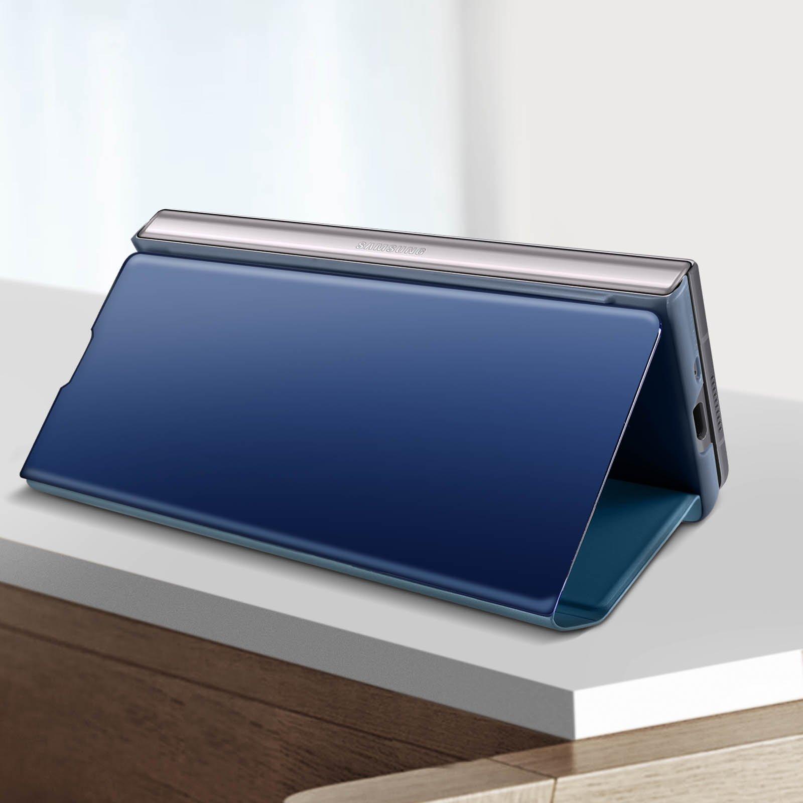 Avizar  Samsung Z Fold3 Spiegelhülle Blau 