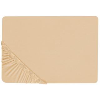 Beliani JANBU Baumwoll Spannbettlaken  