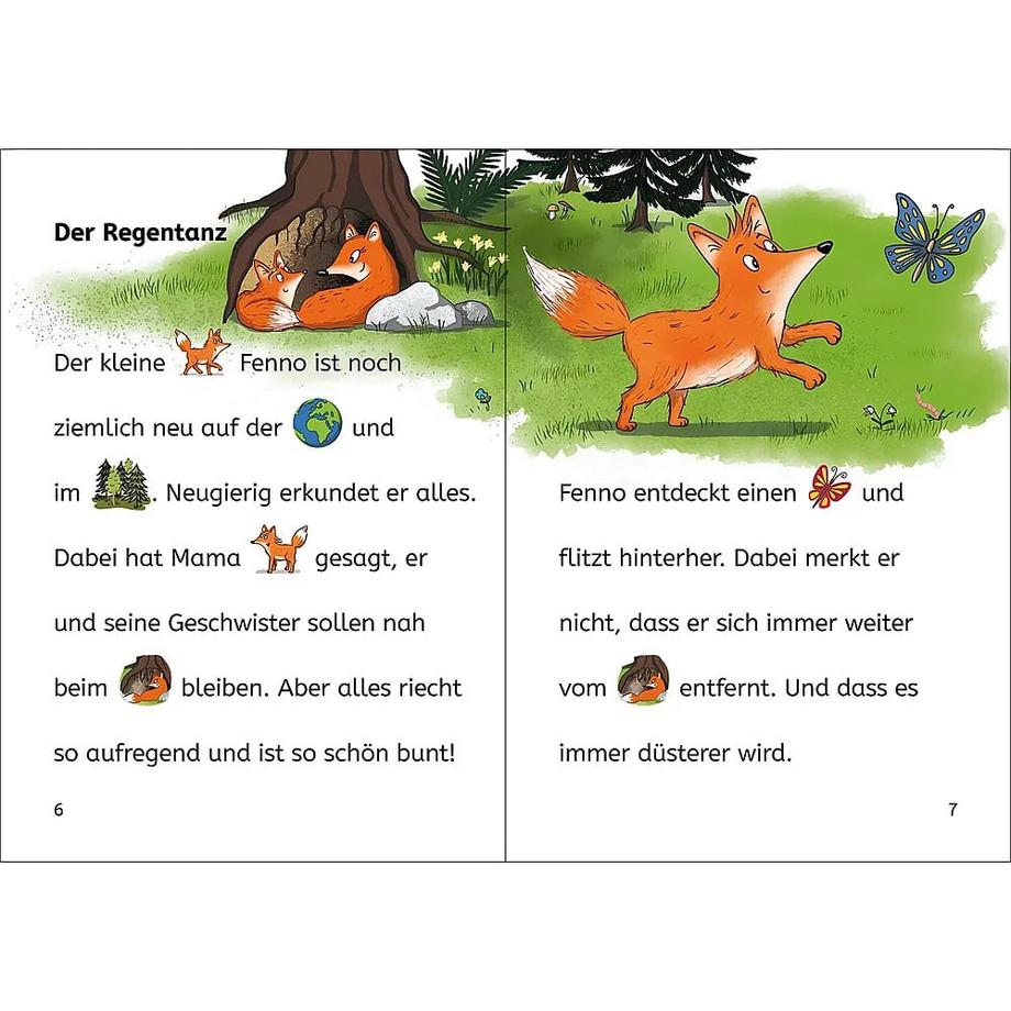 Bildermaus - Geschichten vom mutigen kleinen Fuchs Hierteis, Eva; Loewe Erstlesebücher (Hrsg.); Resch, Nadine Y. (Illustrationen) Gebundene Ausgabe 