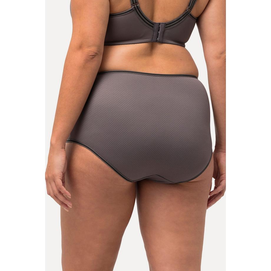 Ulla Popken Slip midi Fantasia Jacquard Righe  