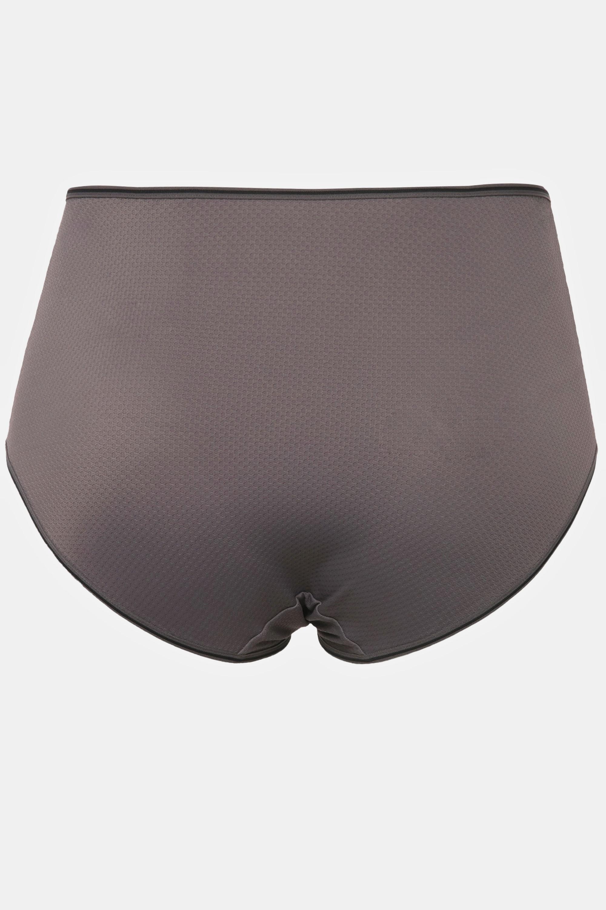 Ulla Popken Midislip Jacquard Muster Streifen  