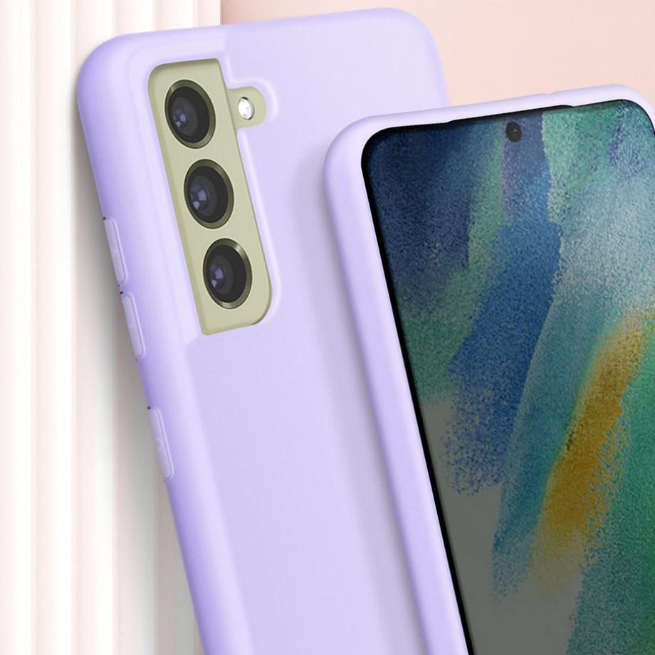 Avizar  Coque Cordon Samsung S21 FE Lavande 