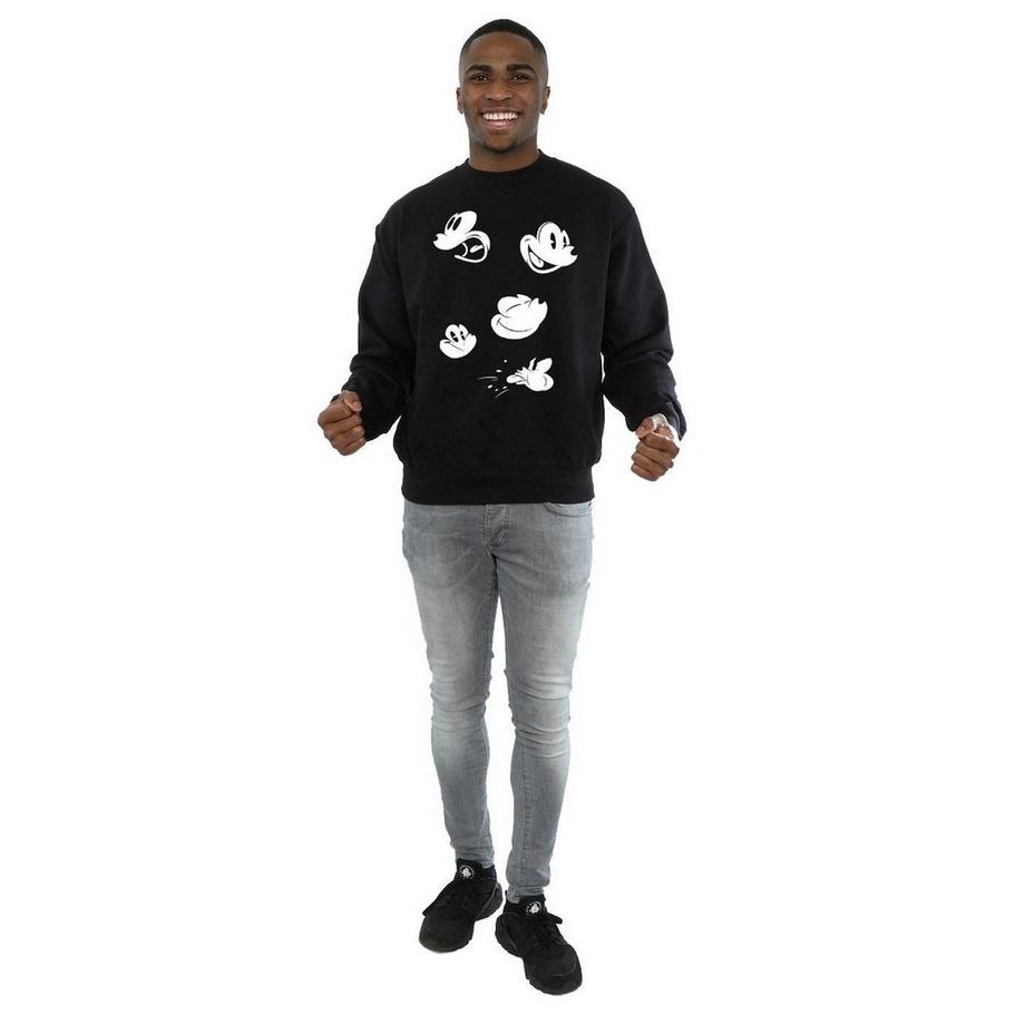 Disney Mickey Mouse Faces Sweatshirt  