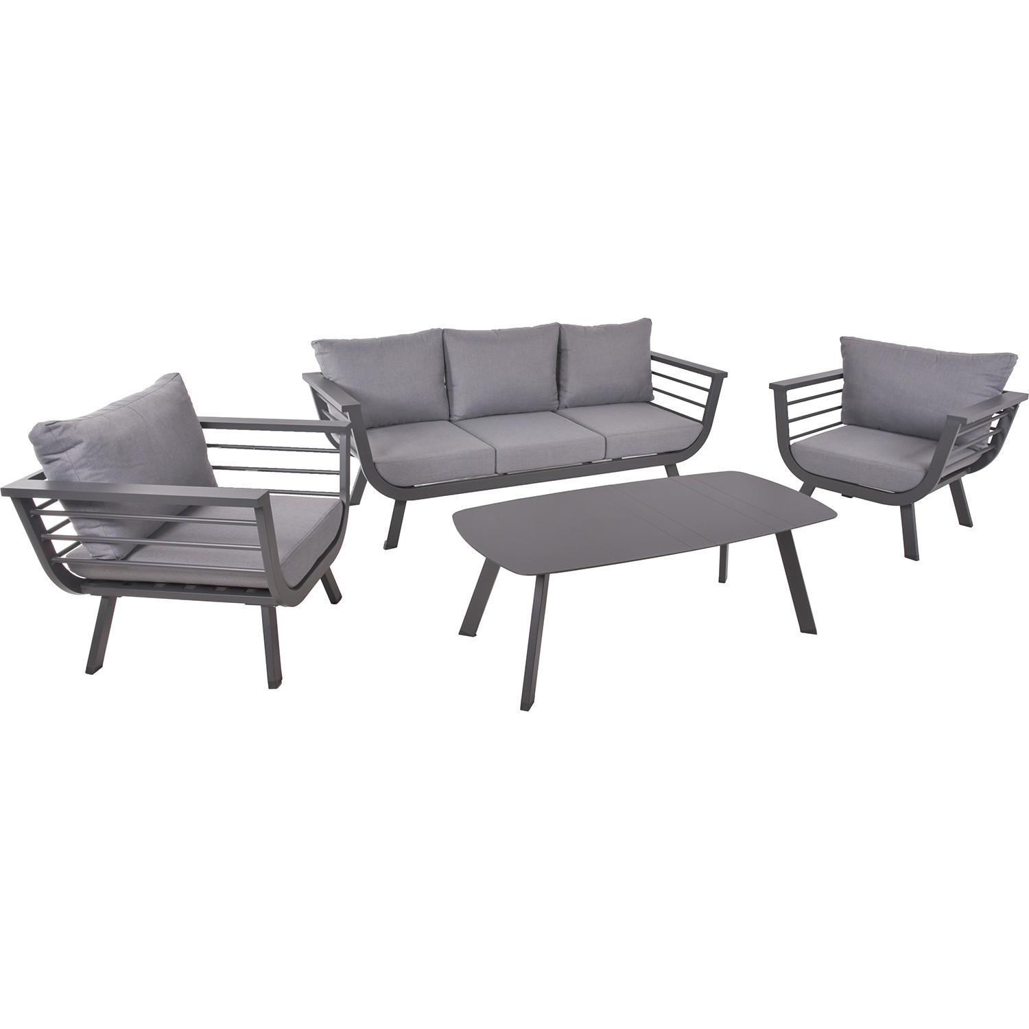 mutoni Gartenlounge Elia (4-er Set)  