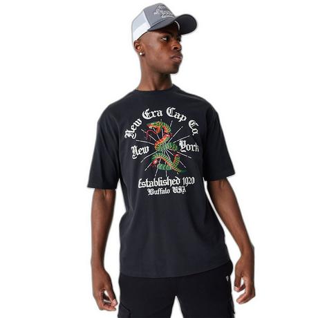 NEW ERA  Oversize-T-Shirt mit Schlangengrafik 