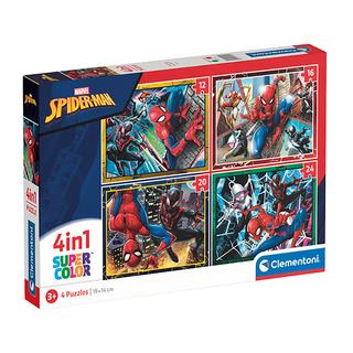 Clementoni  Puzzle Spiderman 4in1 (12,16,20,24) 