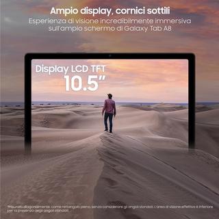 SAMSUNG  Galaxy Tab A8 SM-X200 32 GB 26,7 cm (10.5 Zoll) Tiger 3 GB Wi-Fi 5 (802.11ac) Android 11 Grau 