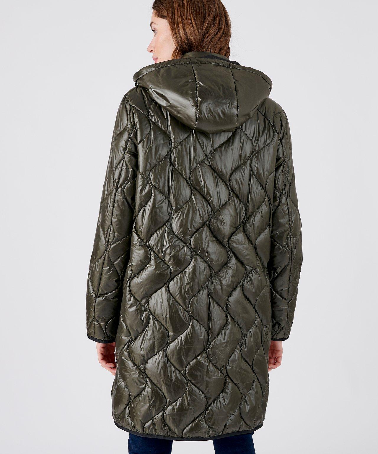 Damart  Maxi-Steppjacke, glänzend, mit Thermolactyl-Futter. 