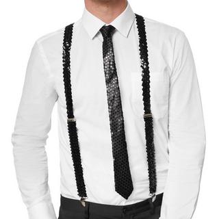 Tectake Pailletten Hosenträger  