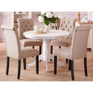 Beliani Esstisch aus MDF-Platte Klassisch AKRON  