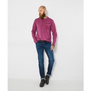 Joe Browns Henley Shirt mit Kontrastnähten  