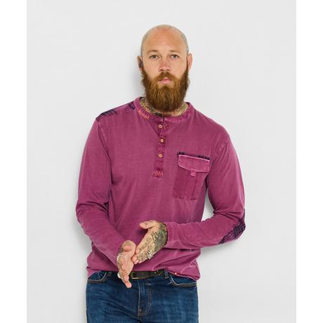Joe Browns Henley Shirt mit Kontrastnähten  