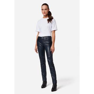 RICANO  Pantalon en cuir  Donna, avec éléments de biker 