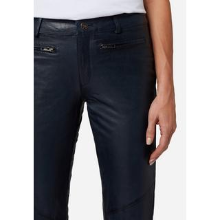 RICANO  Pantalon en cuir  Donna, avec éléments de biker 