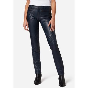 Pantalon en cuir  Donna, avec éléments de biker