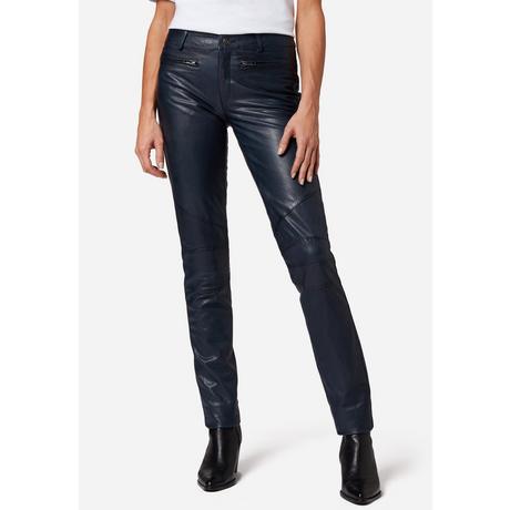 RICANO  Pantalon en cuir  Donna, avec éléments de biker 