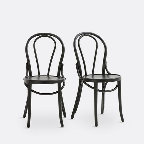 La Redoute Intérieurs Lot de 2 chaises style bistrot  