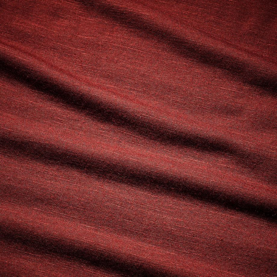 SIMOND  T-shirt marron 100 % laine mérinos manches longues homme, Merino 100 % marron 