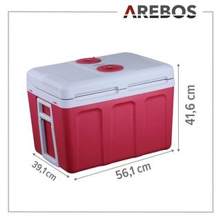 Arebos  Glacière de voiture 40L Glacière thermoélectrique 12V 230V Réfrigérateur 