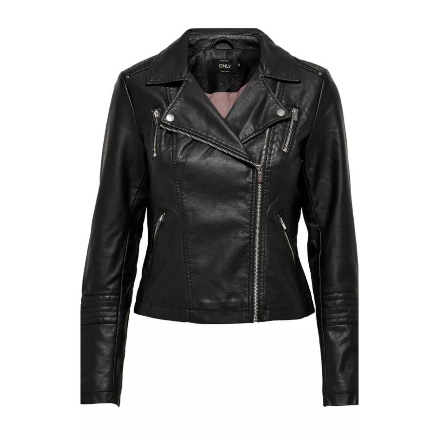 ONLY  BIKER-KUNSTLEDERJACKE 