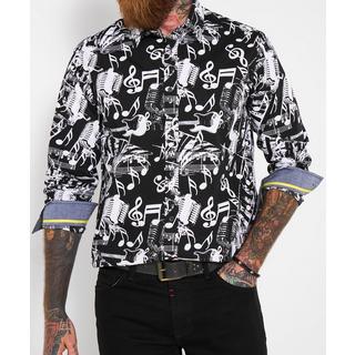 Joe Browns Langarm Hemd mit Notenmotiv  