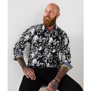 Joe Browns Langarm Hemd mit Notenmotiv  
