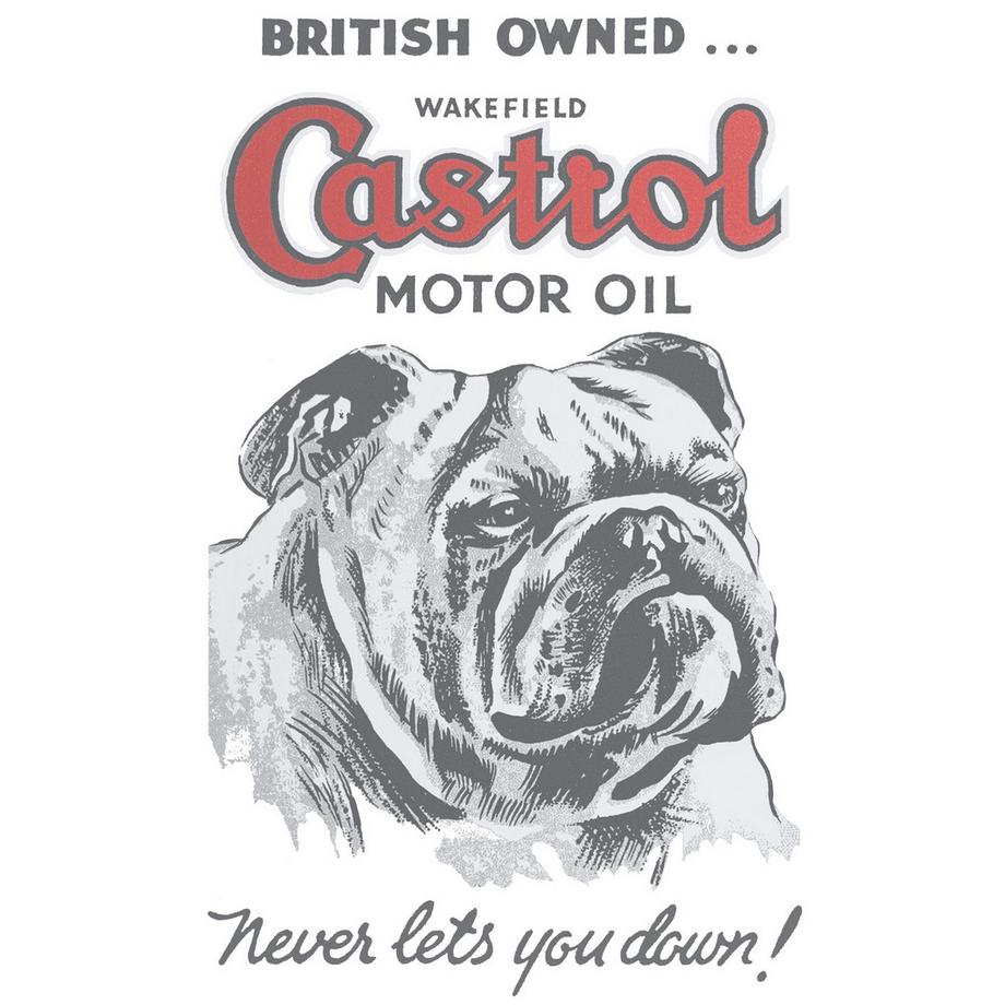 Castrol British Owned Felpa con Cappuccio  