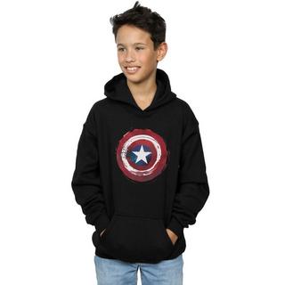 MARVEL  Captain America Splatter Shield Kapuzenpullover 