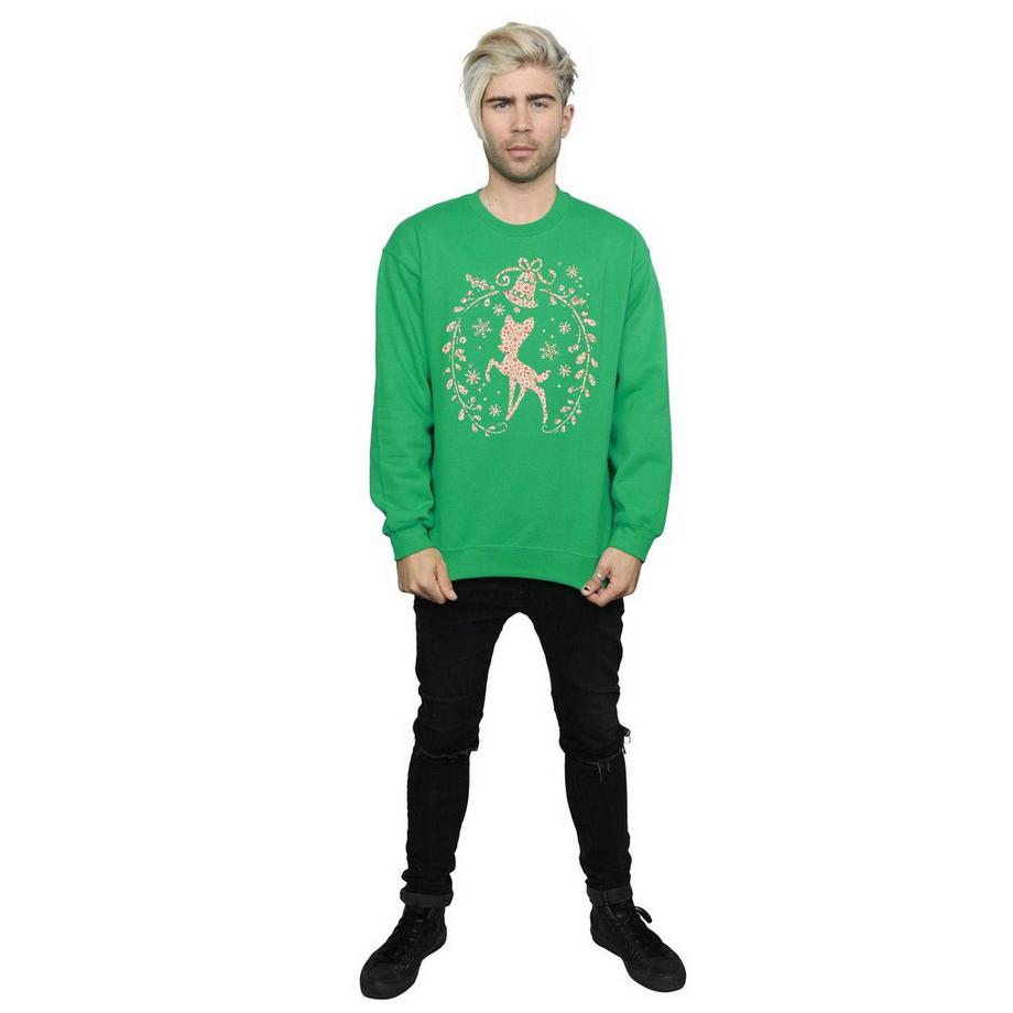 Disney Bambi Sweatshirt Couronne de Noël  