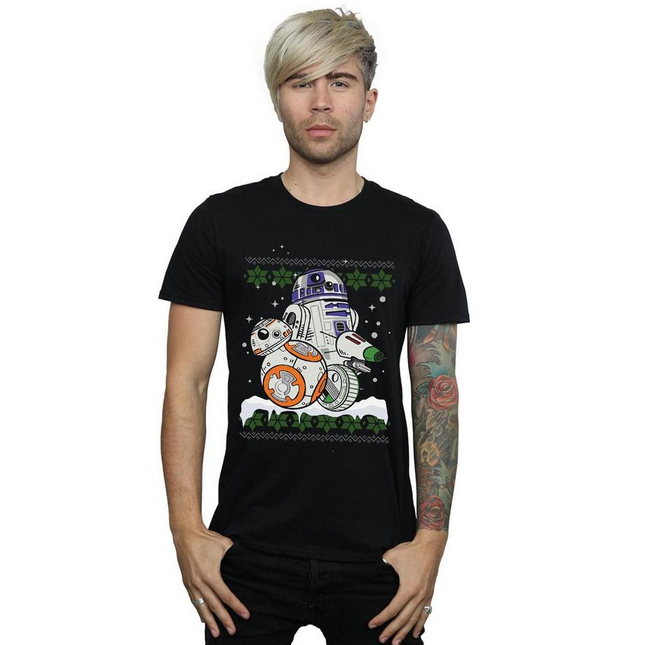 STAR WARS Star Wars The Rise Of Skywalker Droids Christmas T-Shirt  