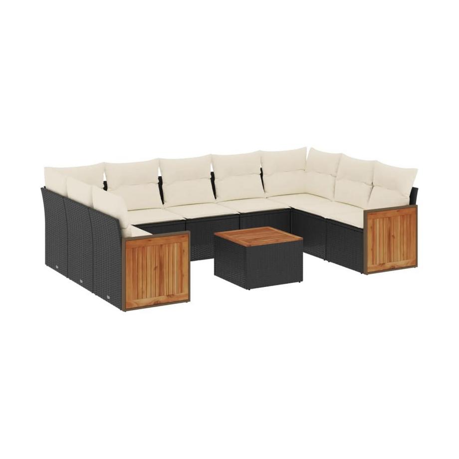 Ensemble de canapés de jardin rotin synthétique