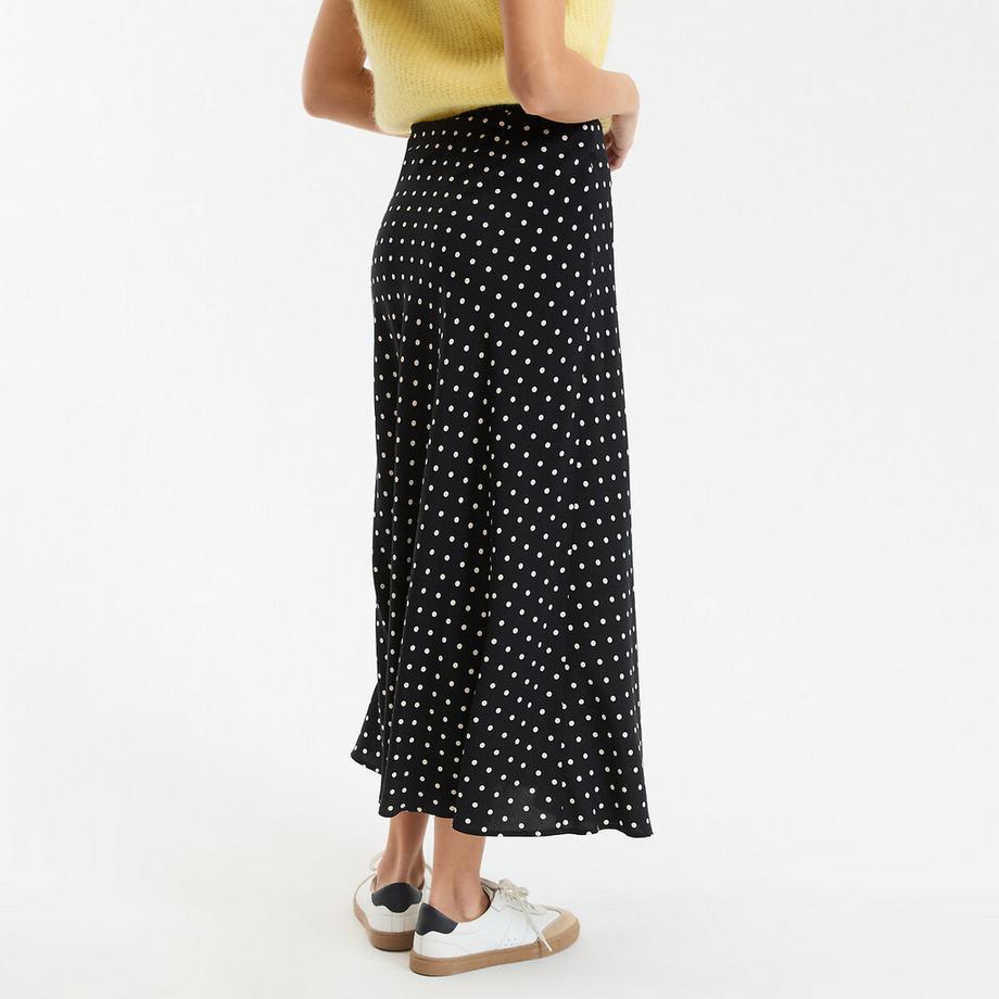 La Redoute Collections Ausgestellter Rock mit Pünktchenprint  