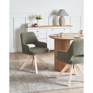 Beliani Esszimmerstuhl aus Bouclé Skandinavisch MORAVIA  