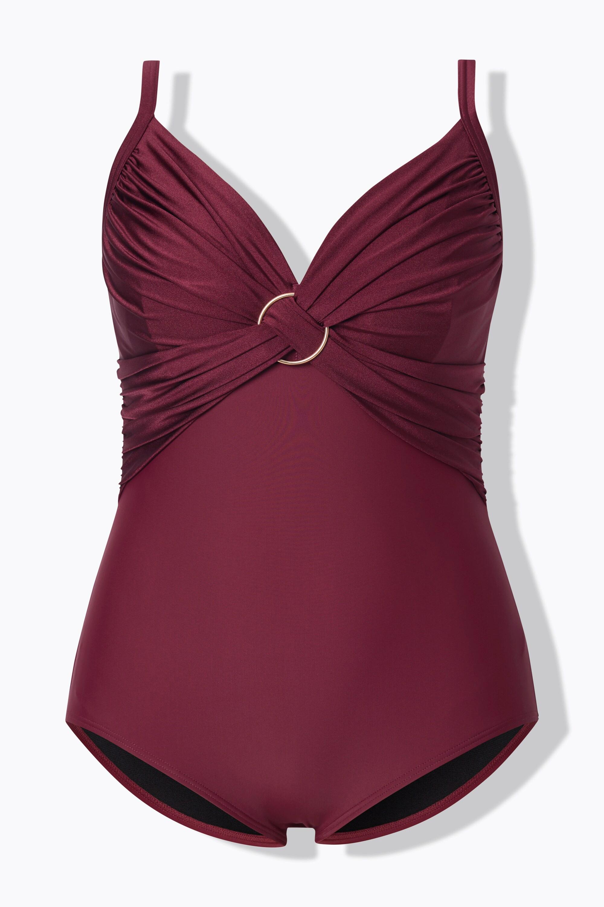 Ulla Popken Costume da bagno senza coppe spalline regolabili riciclato  