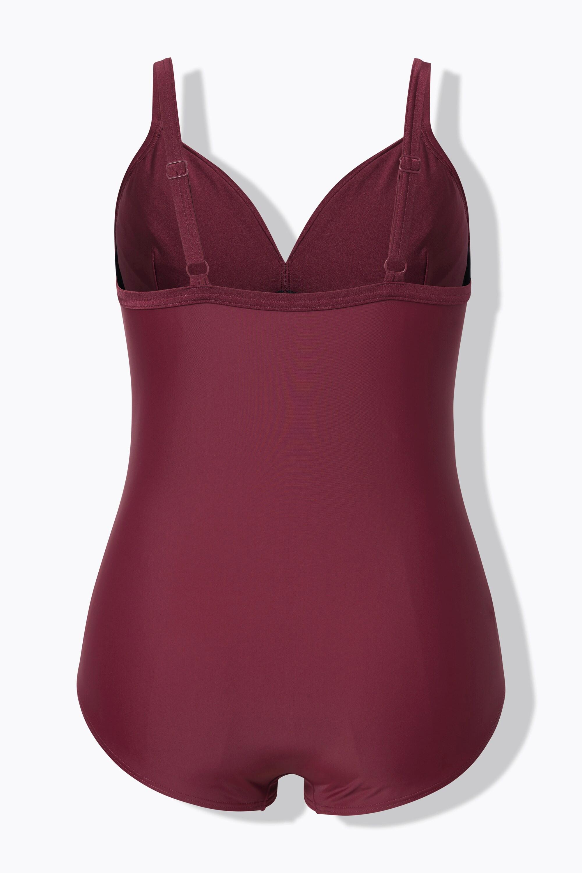 Ulla Popken Costume da bagno senza coppe spalline regolabili riciclato  