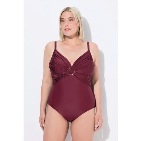 Ulla Popken Costume da bagno senza coppe spalline regolabili riciclato  