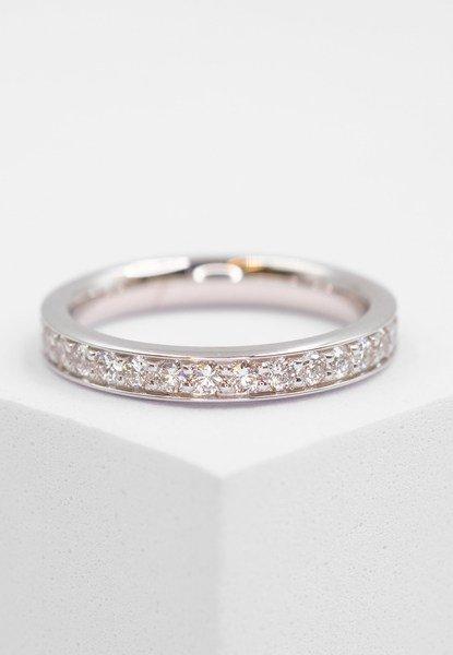 MUAU Schmuck  Bague Mémoire Diamant 1.00ct. or blanc 750 