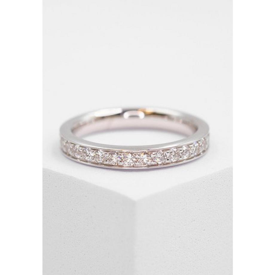 MUAU Schmuck  Mémoire Ring Diamant 1.00ct. Weissgold 750 